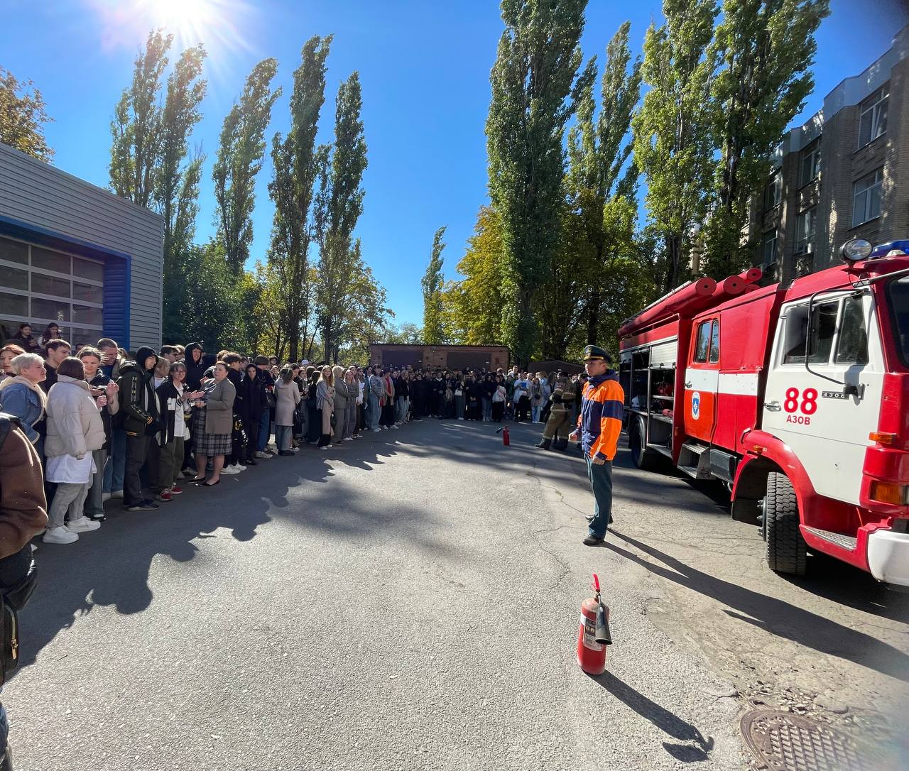 Тактические учения по пожарной безопасности